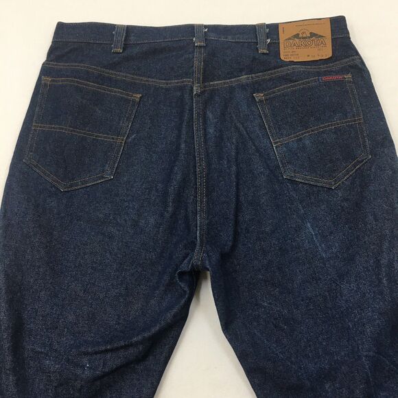Vtg FIVE BROTHERS DAKOTA Jean Men 38x32 Boot Cut Dark Wash USA Rodeo Cowboy West - Picture 7 of 16
